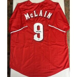 Matt McLain Signed Cincinnati Reds Jersey Beckett COA Autographed